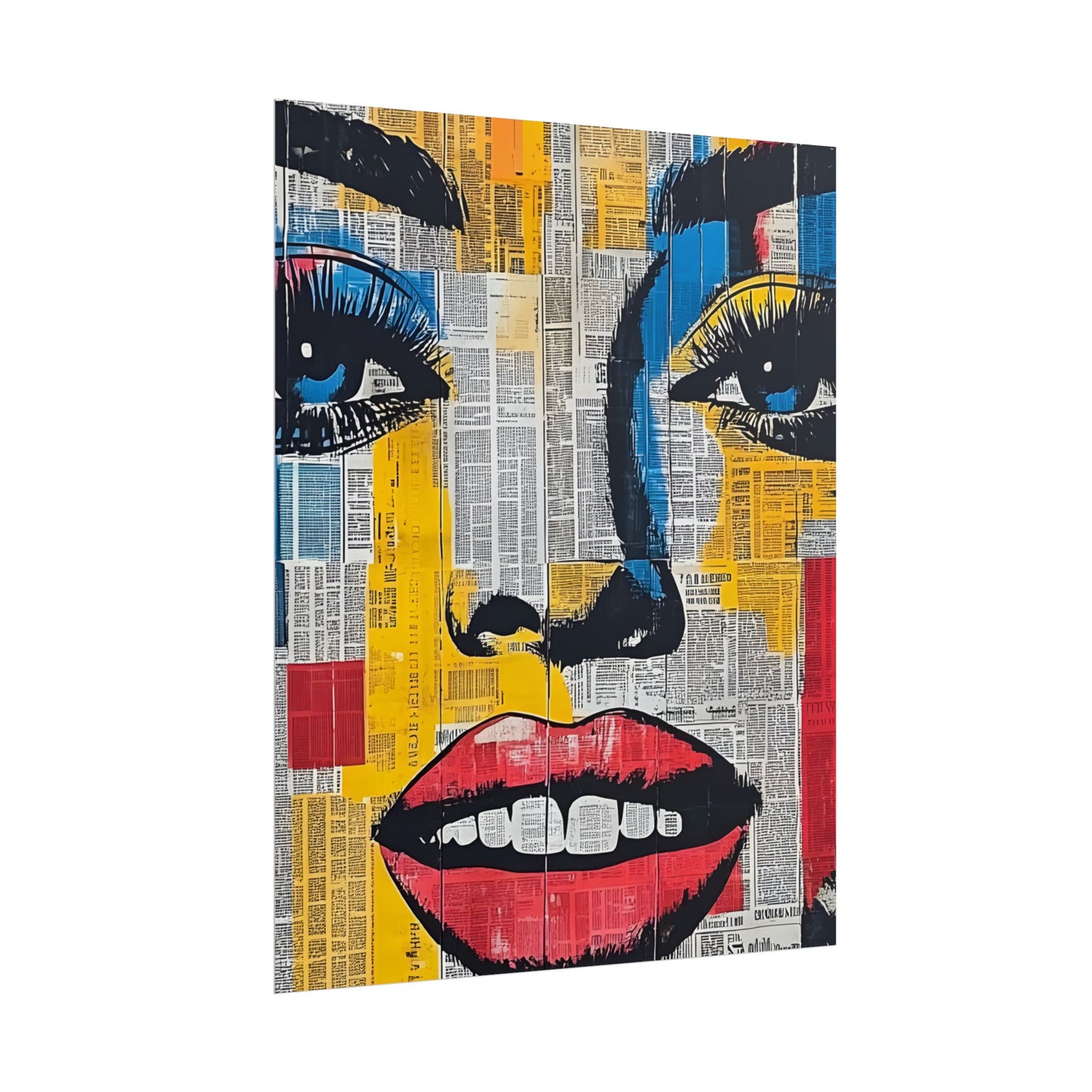 Poster Wall Art - Retro Pop Culture Woman 18 Comic Book Style