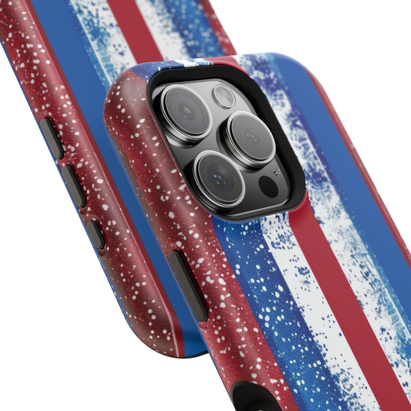 Patriotic Stripes Impact-Resistant Phone Case