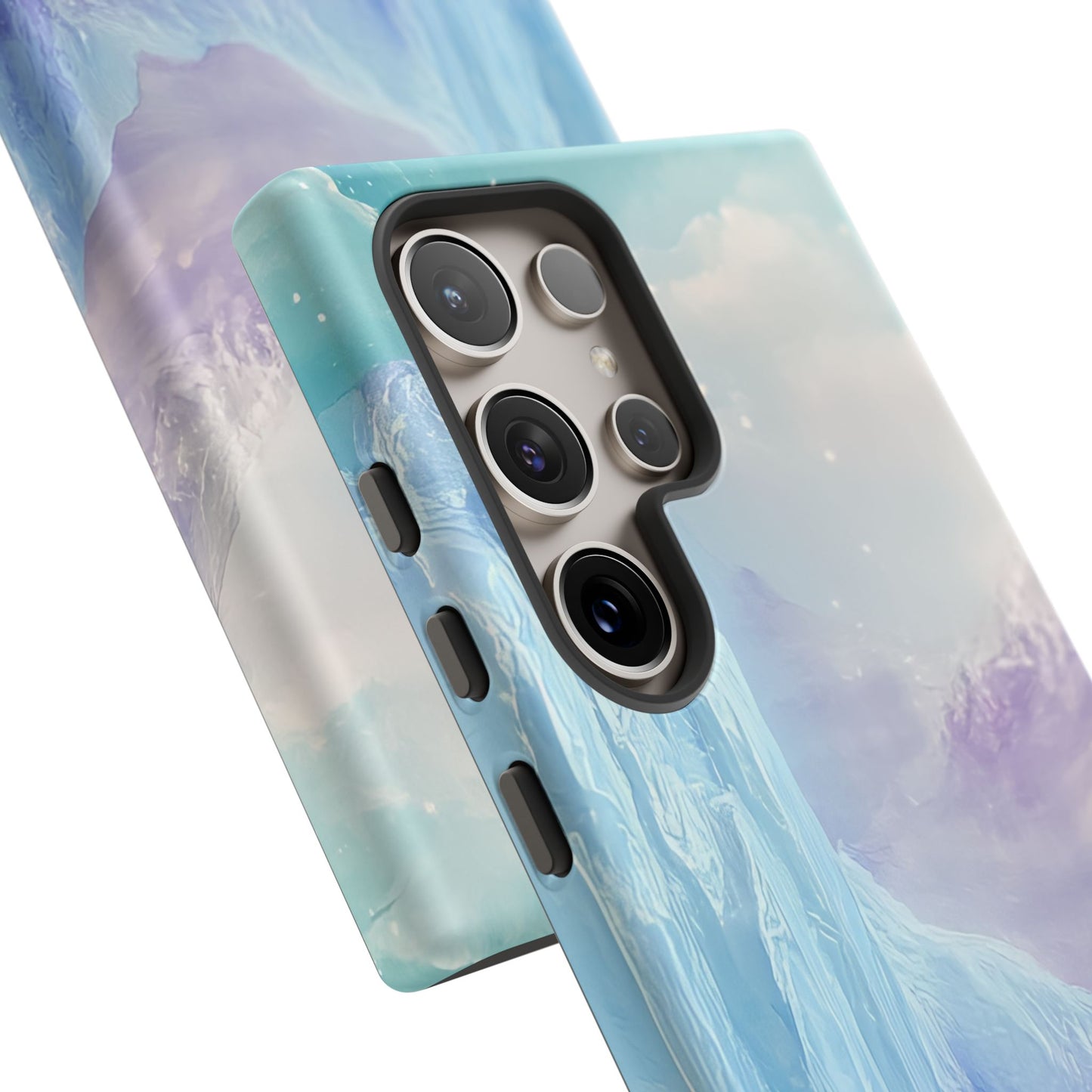 Artistic Phone Case with Iceberg Design
