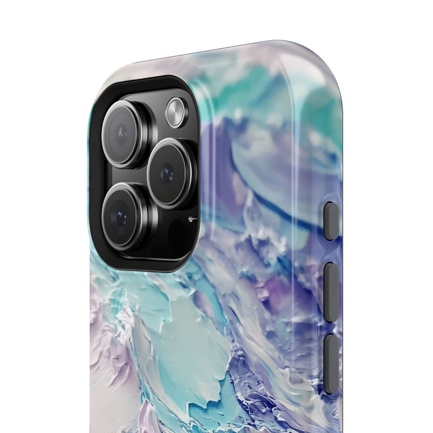 Aqua Abstract Impact-Resistant Phone Case