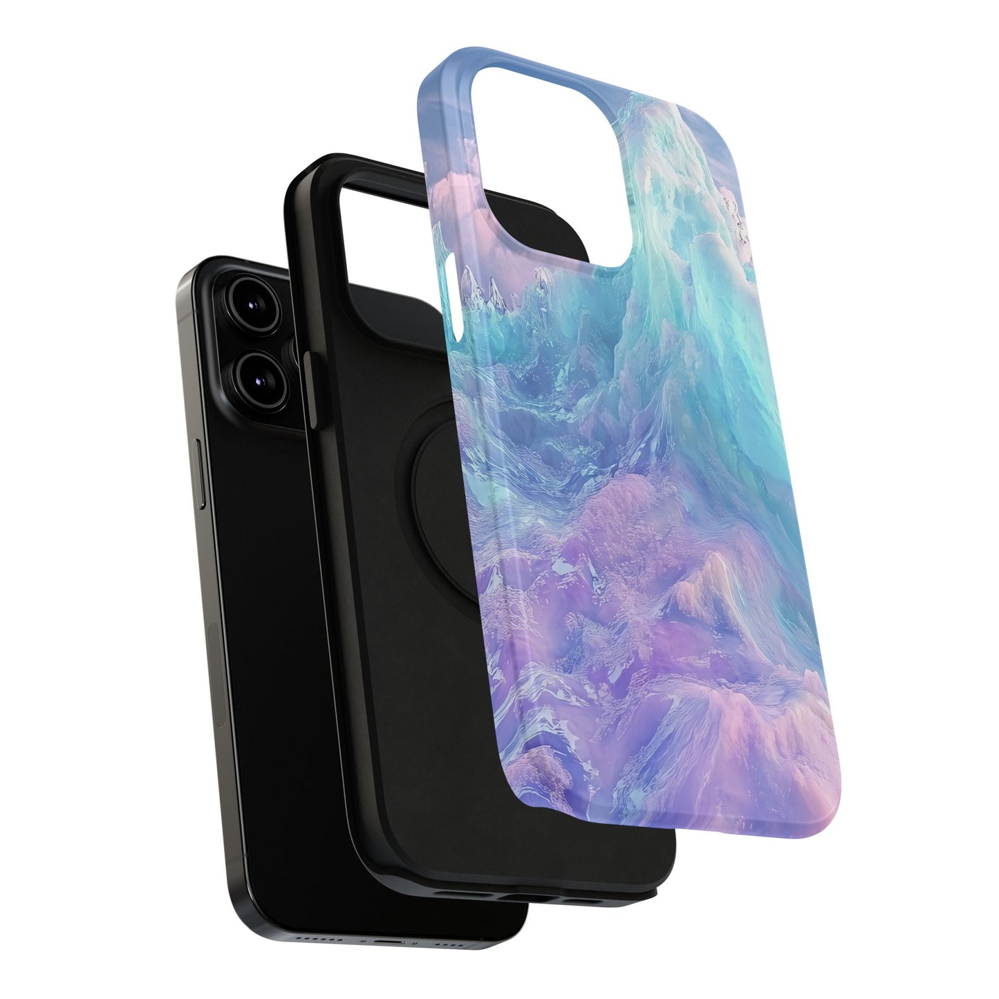 Phone Case - Colorful Abstract Waves Design