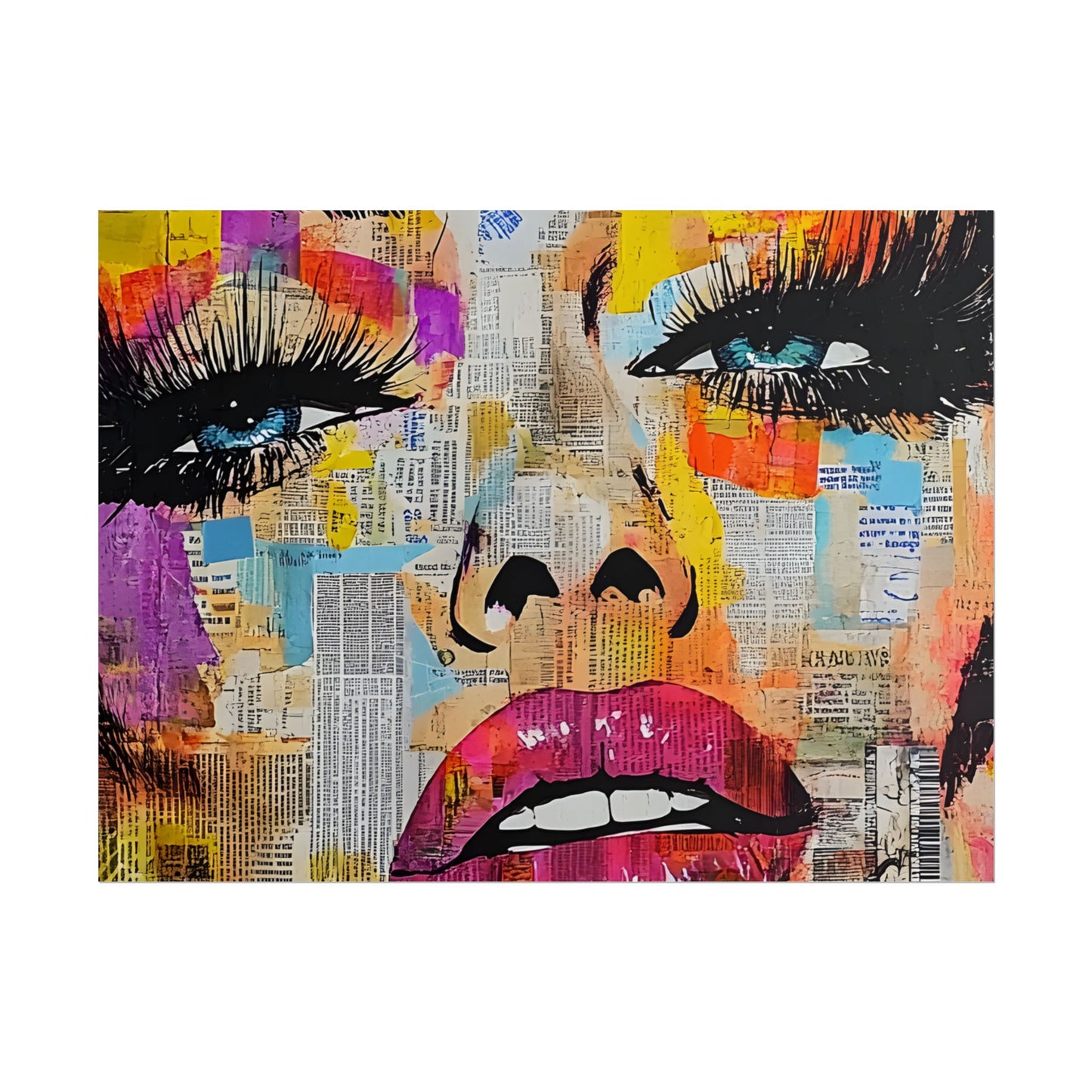Pop Culture Woman 1 -Vibrant Art Prints, Fashion Poster,