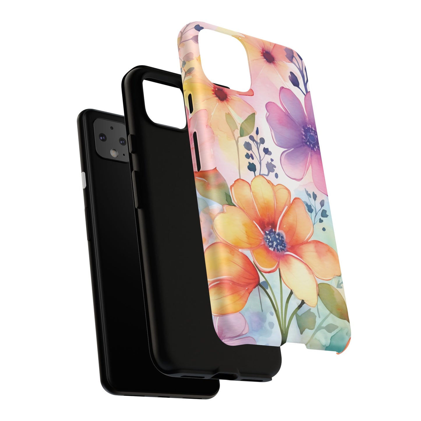 Floral Tough Case for Google Pixel- theme 1