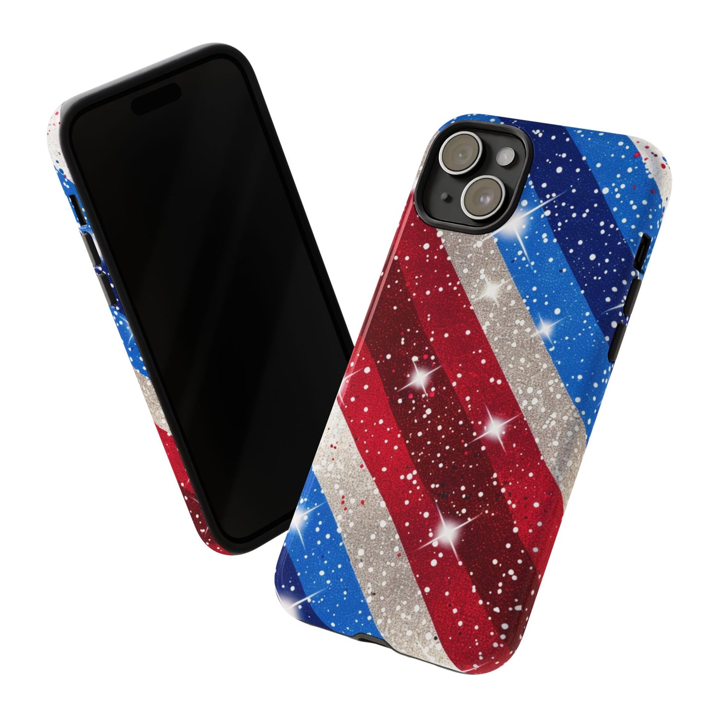 Glittery Patriotic Phone Case - Tough Cases