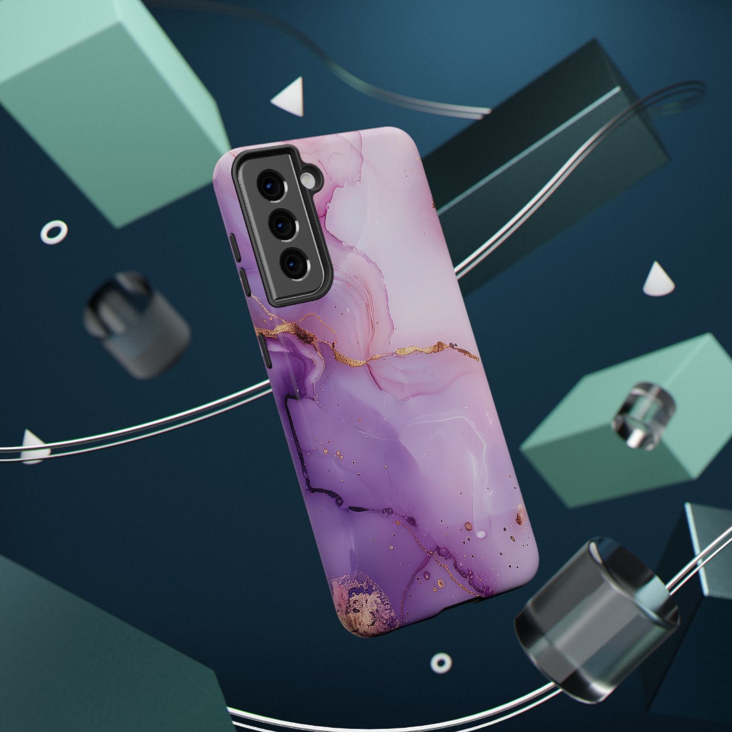 Elegant Purple Marble iPhone Case
