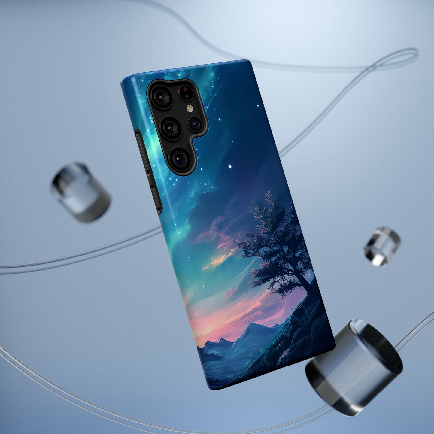 Stunning Galaxy Tree Impact-Resistant Phone Case
