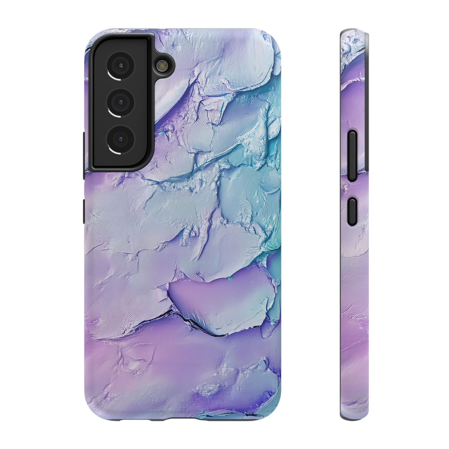 Vibrant Impact-Resistant Phone Case - Colorful Texture Design