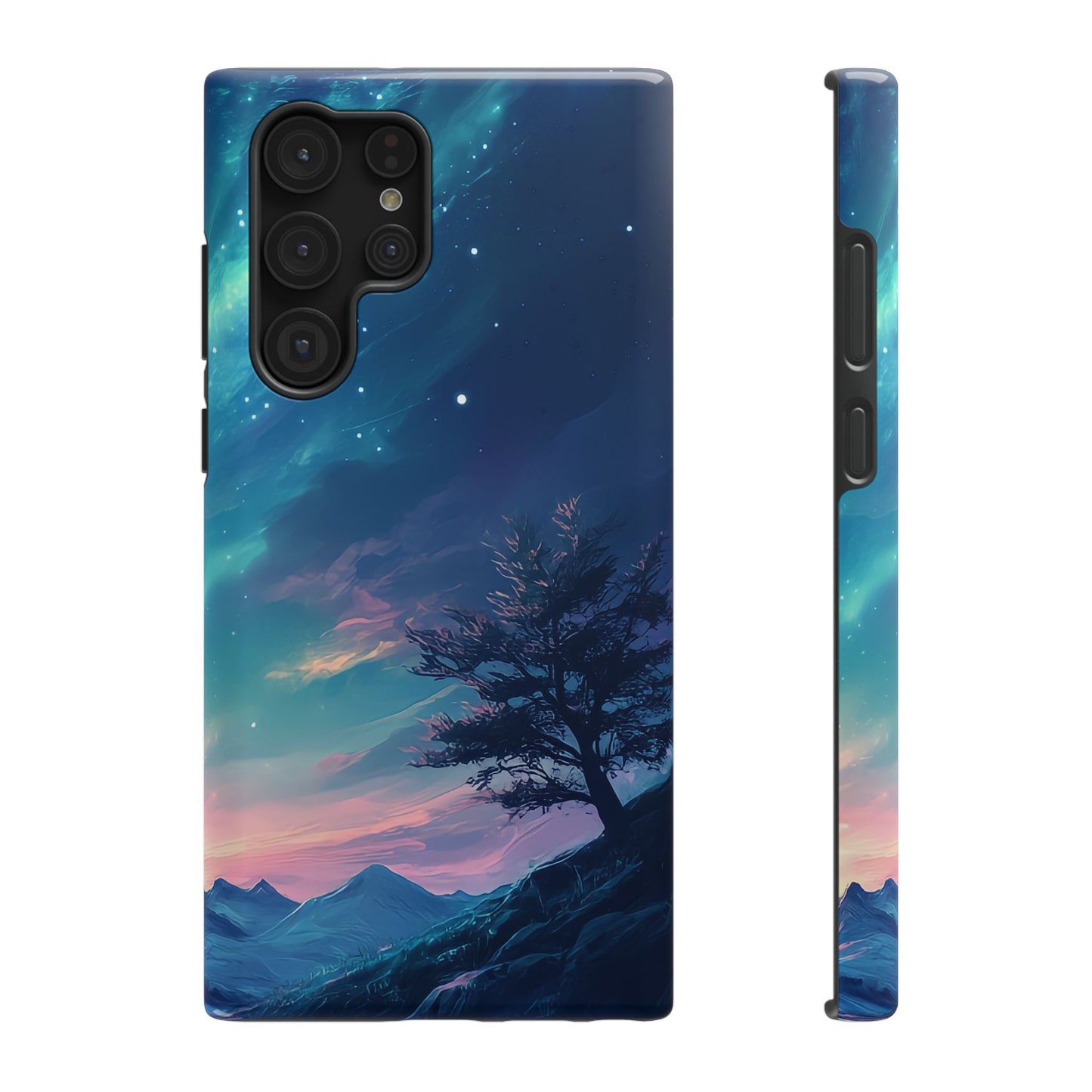 Stunning Galaxy Tree Impact-Resistant Phone Case