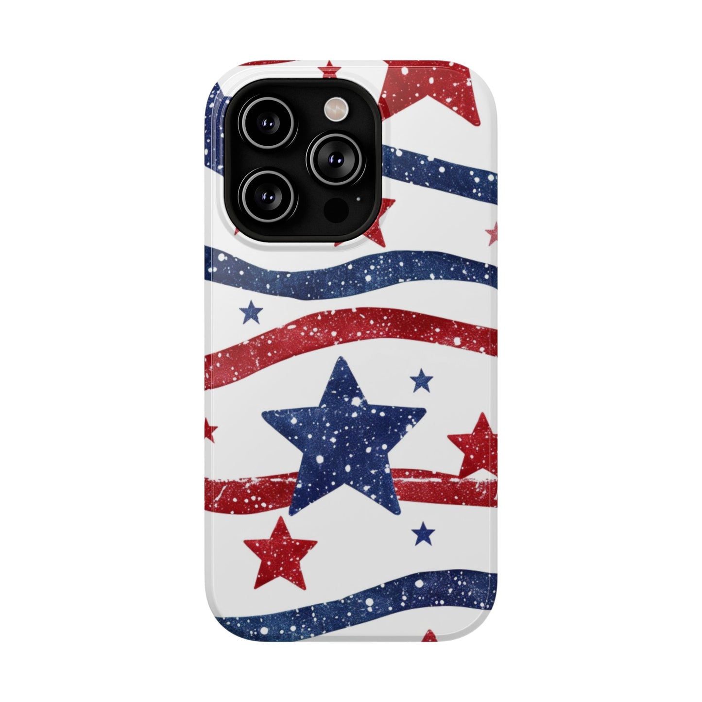 Stars & Stripes Design Impact-Resistant Phone Case