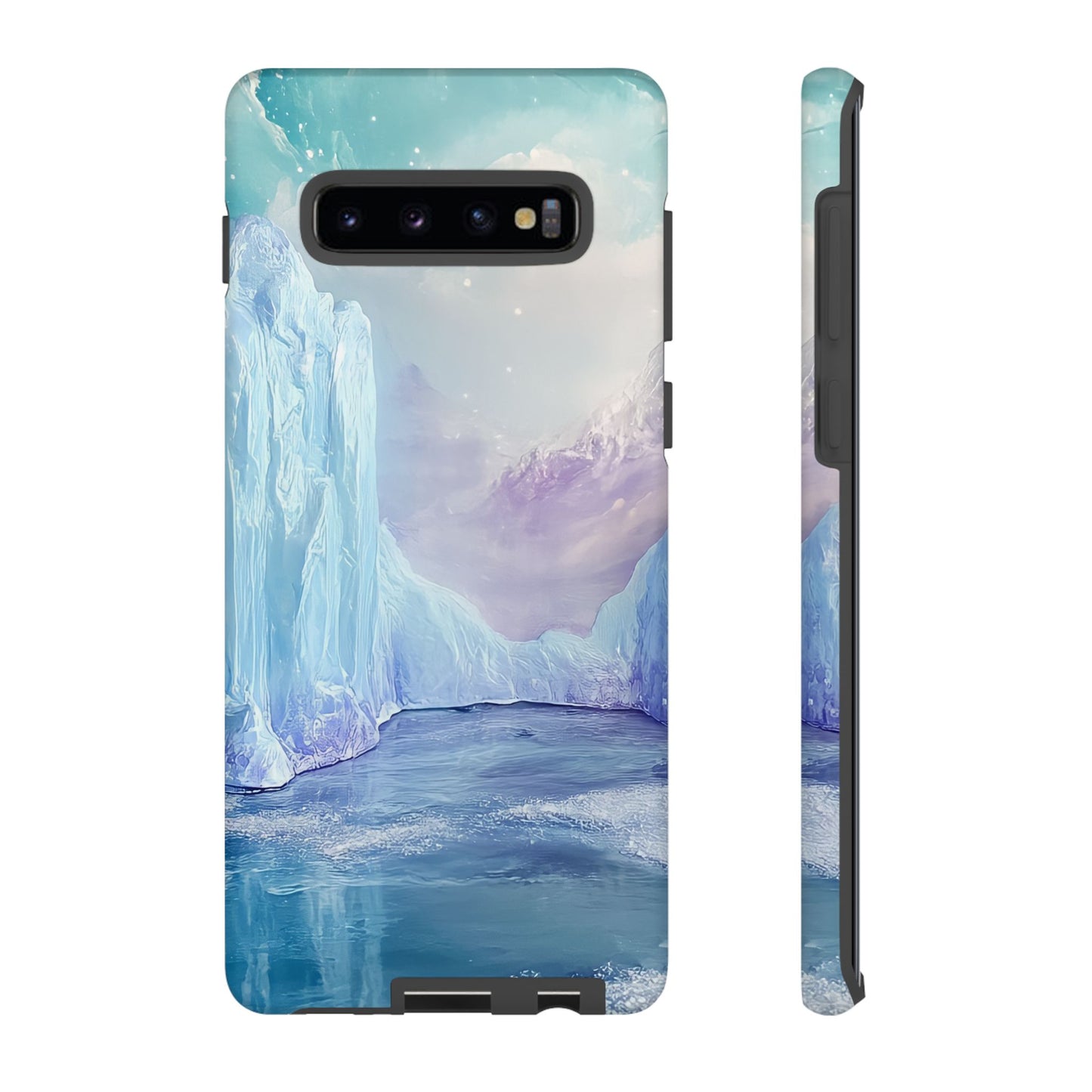Artistic Phone Case with Iceberg Design