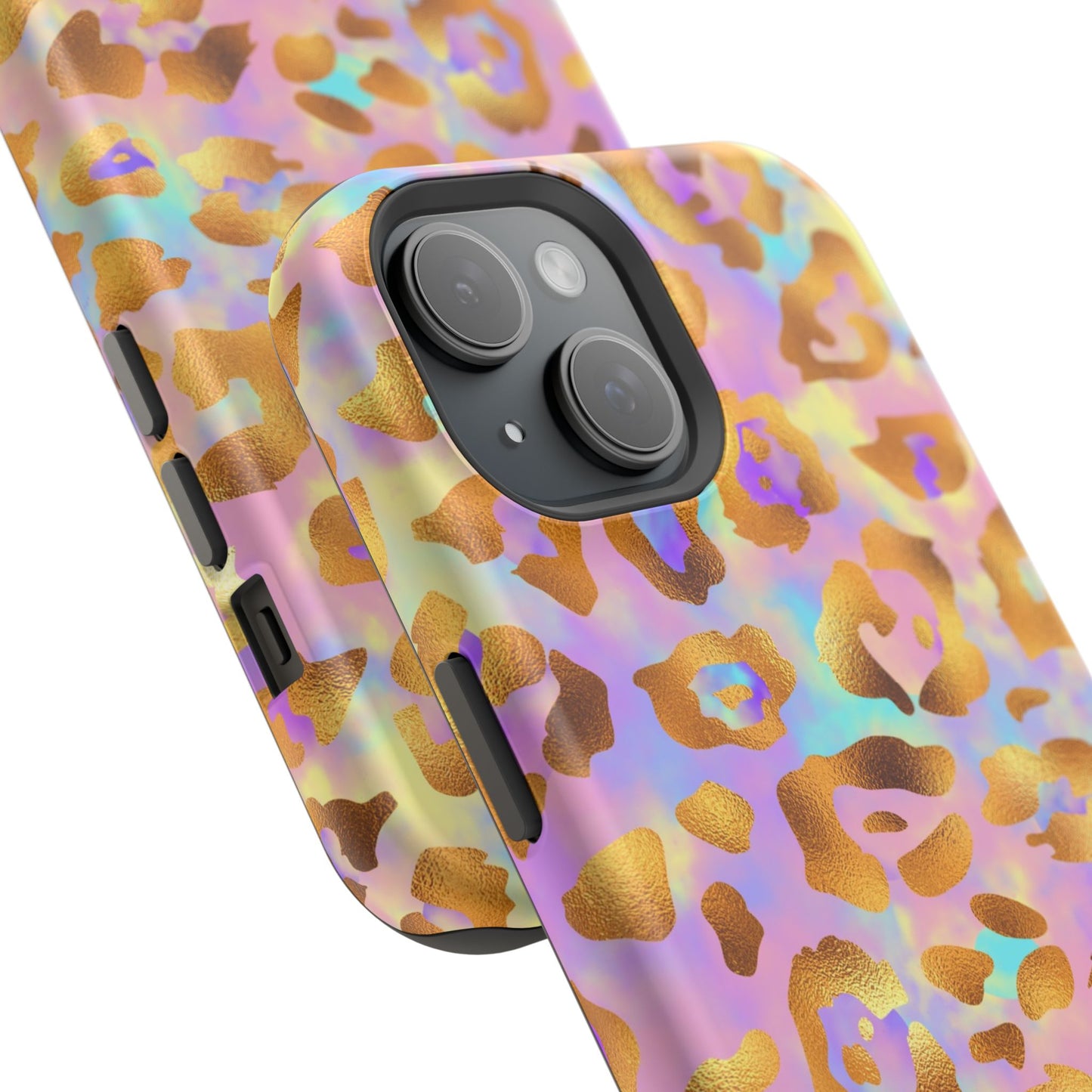 Leopard Print Impact-Resistant Phone Case