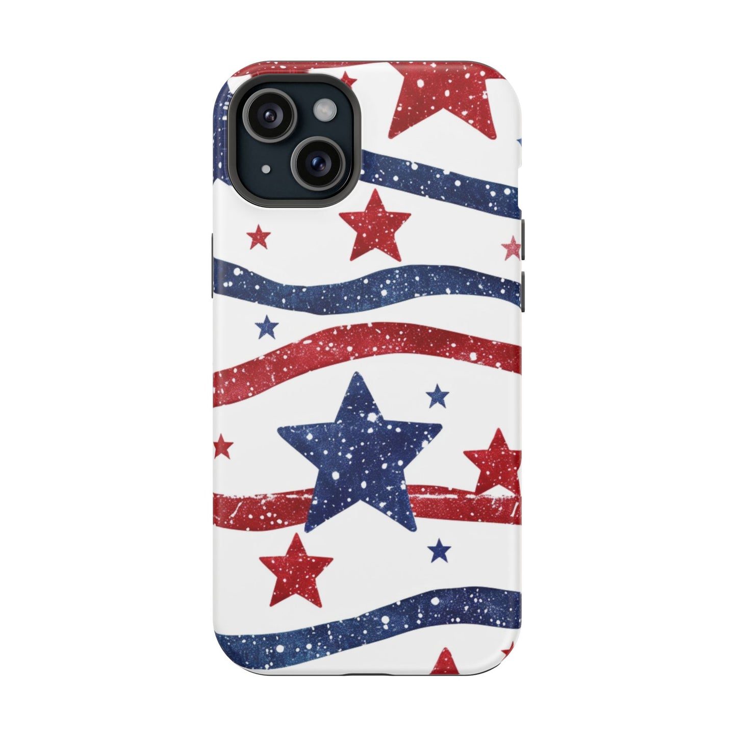 Stars & Stripes Design Impact-Resistant Phone Case