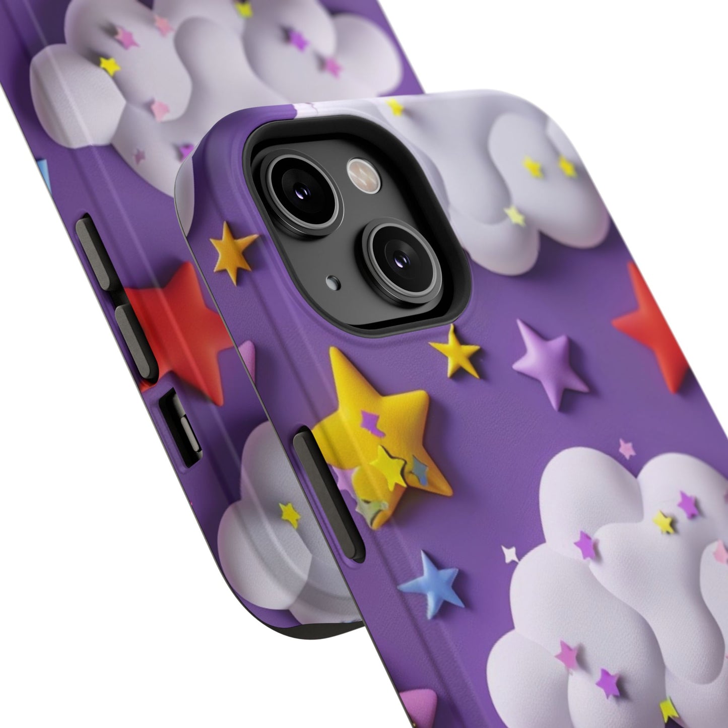 Colorful Cloud & Star Phone Case