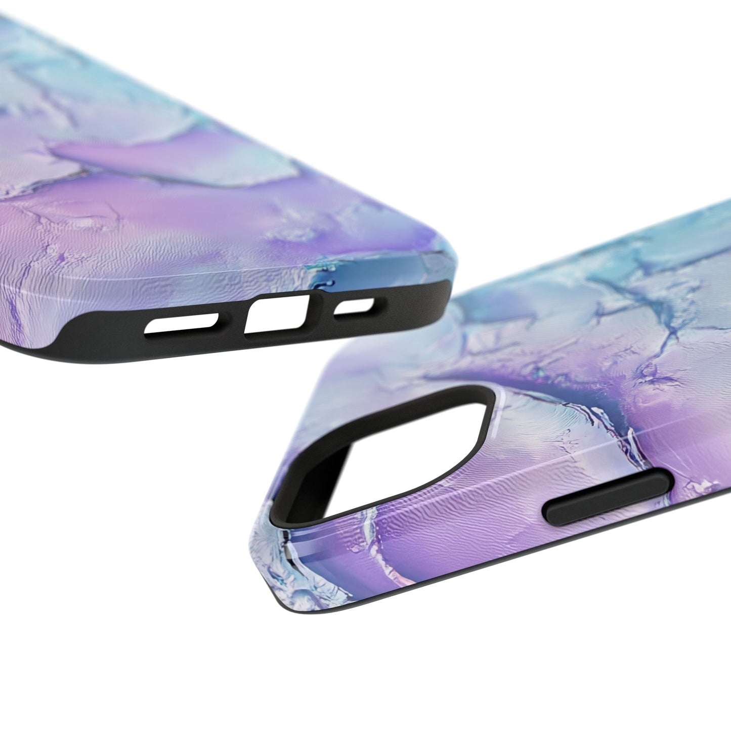 Vibrant Impact-Resistant Phone Case - Colorful Texture Design