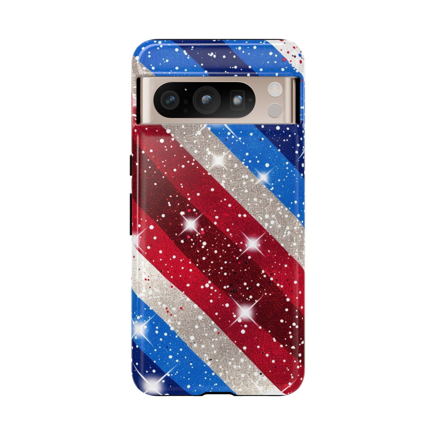 Glittery Patriotic Phone Case - Tough Cases