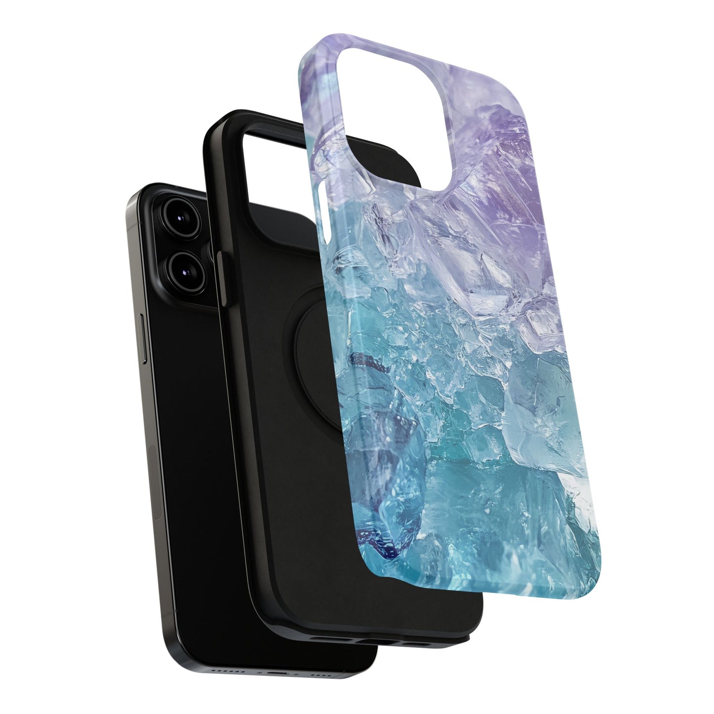 Crystal-Patterned Impact-Resistant Phone Case | Stylish Protection for Adventurers