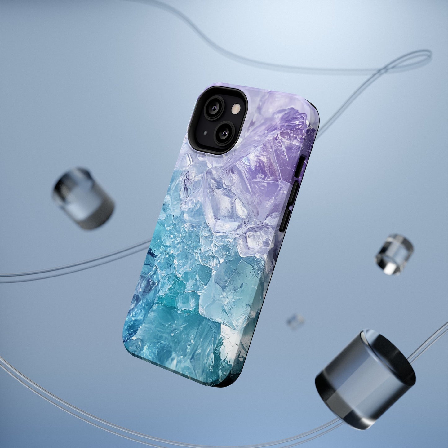 Crystal-Patterned Impact-Resistant Phone Case | Stylish Protection for Adventurers