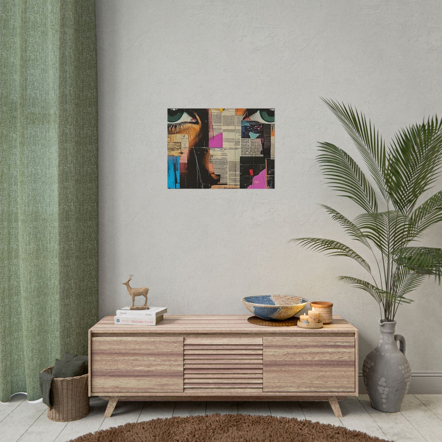 Wall Art Poster - Retro Pop Culture Woman 14 Comic Book Style