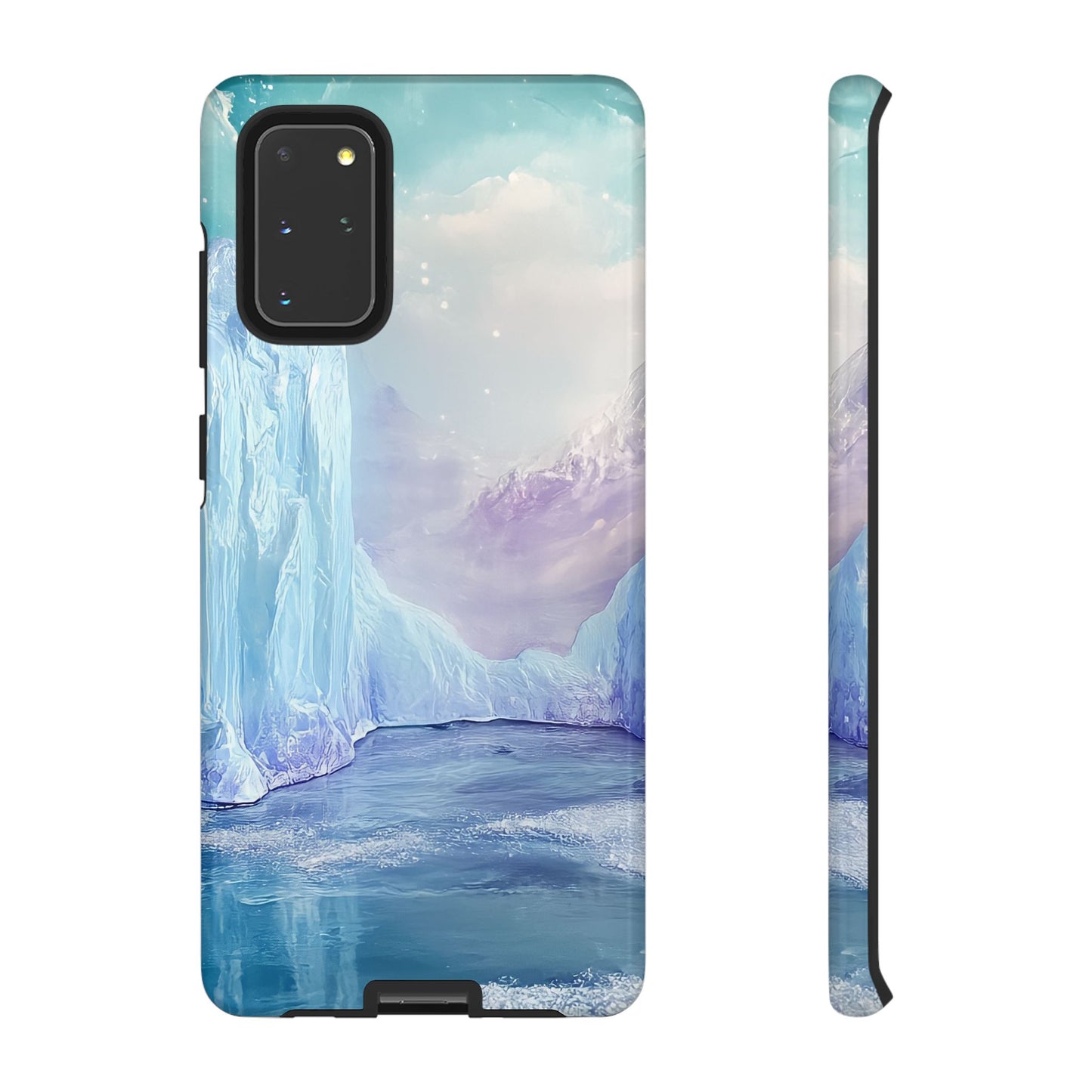 Artistic Phone Case with Iceberg Design