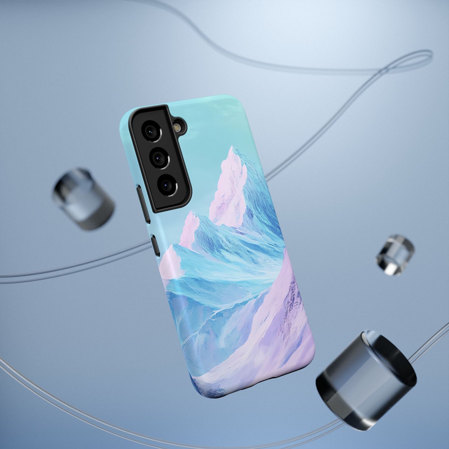 Mountain Landscape Phone Case - Impact-Resistant Protection for Nature Lovers