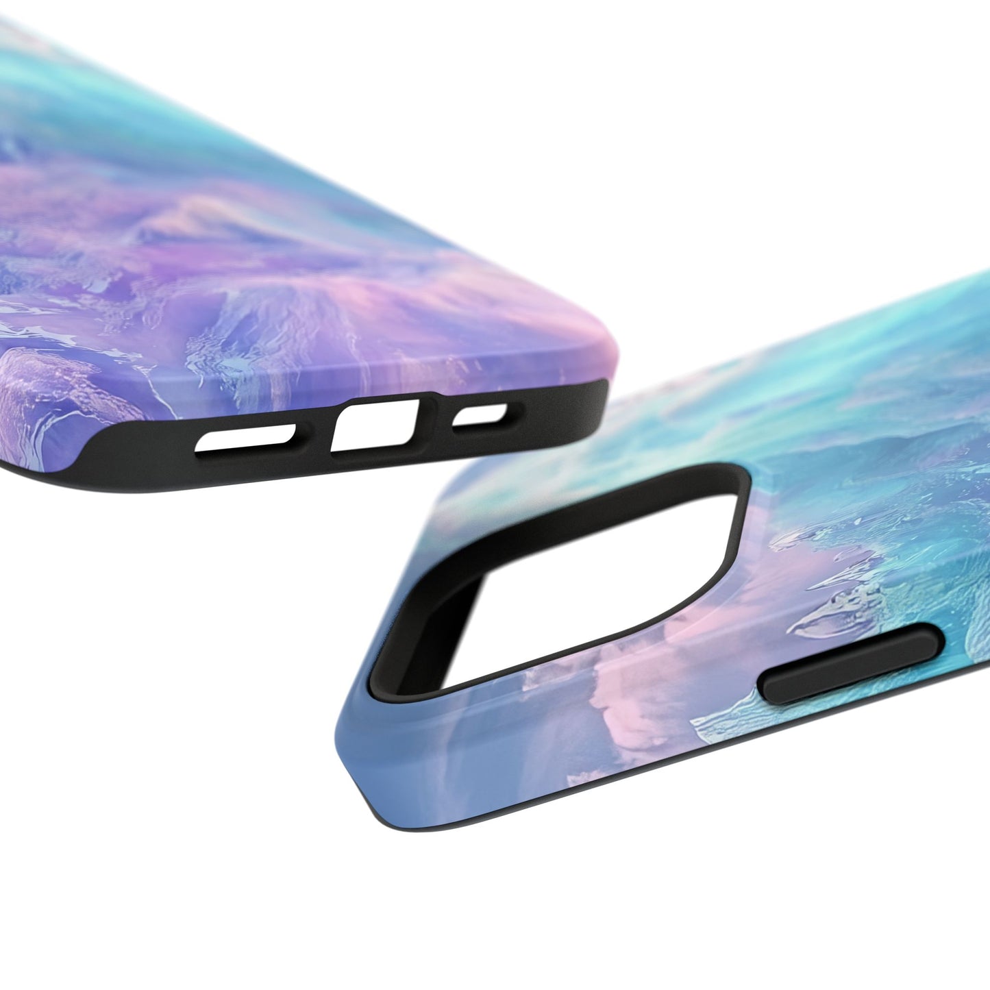 Phone Case - Colorful Abstract Waves Design