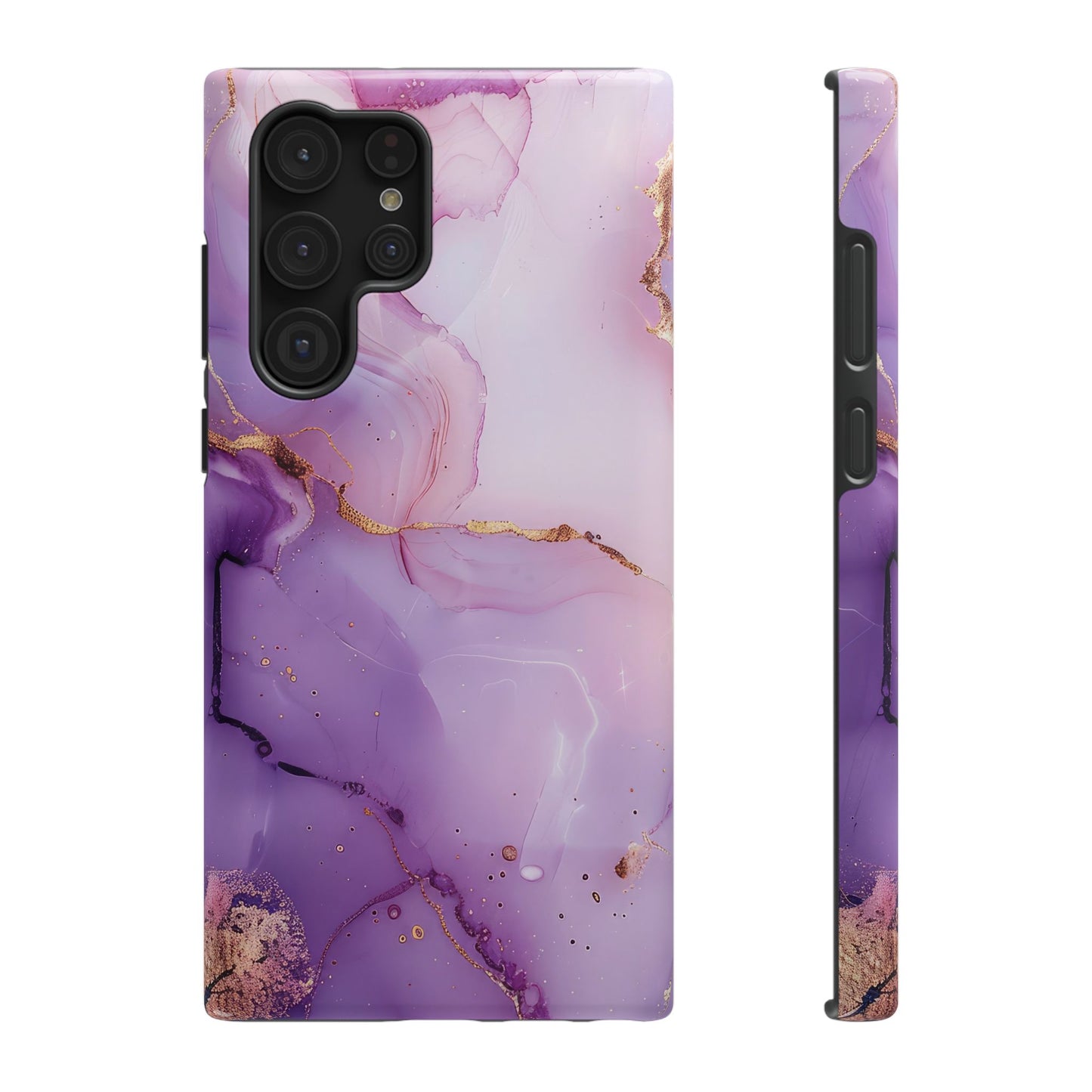 Elegant Purple Marble iPhone Case