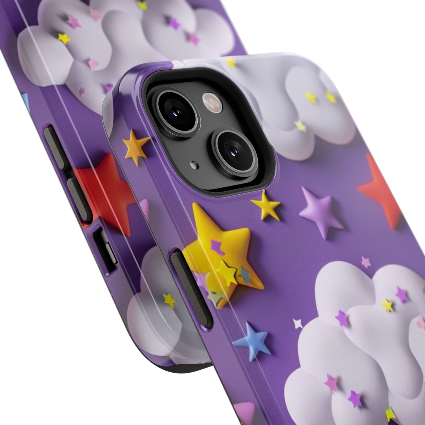 Colorful Cloud & Star Phone Case