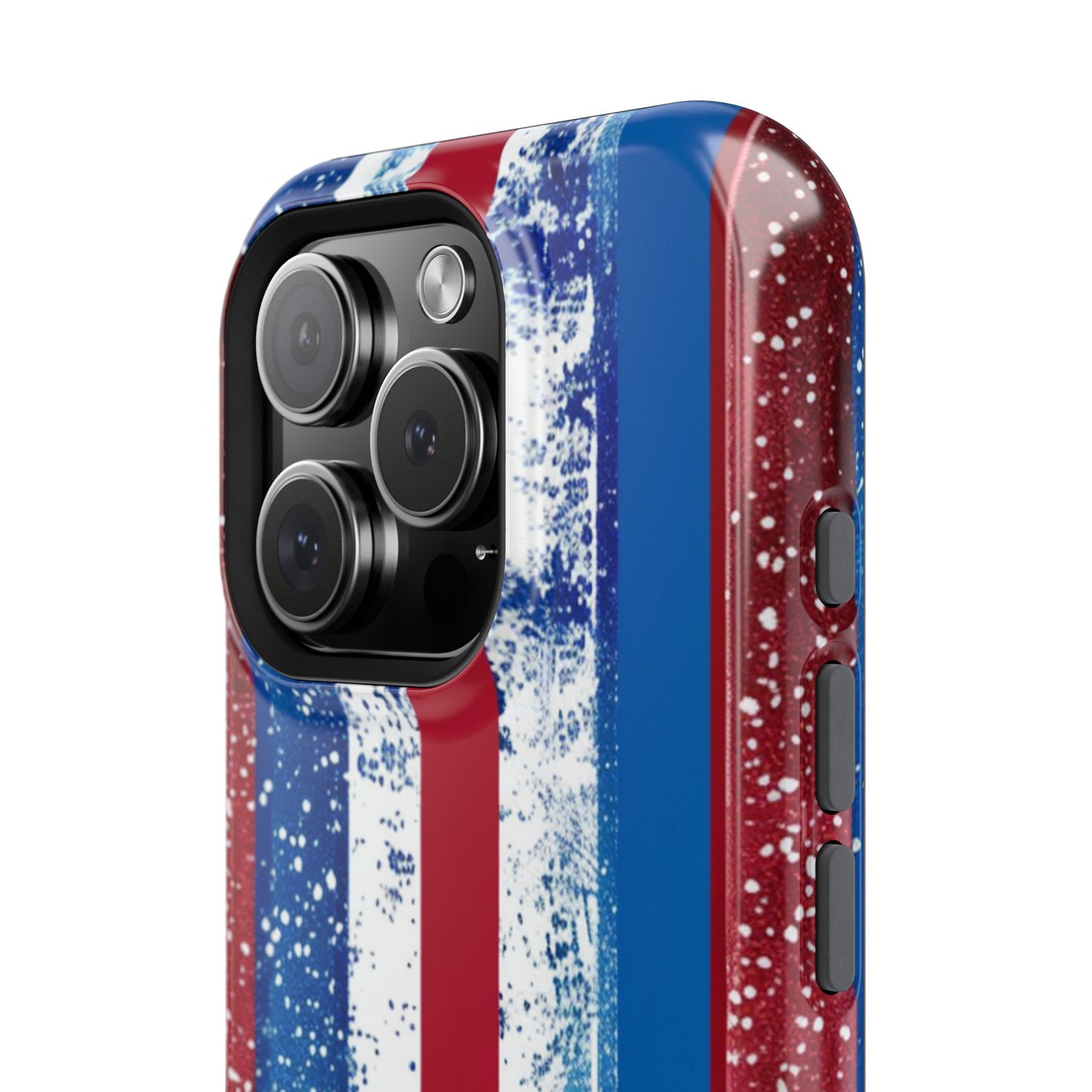 Patriotic Stripes Impact-Resistant Phone Case