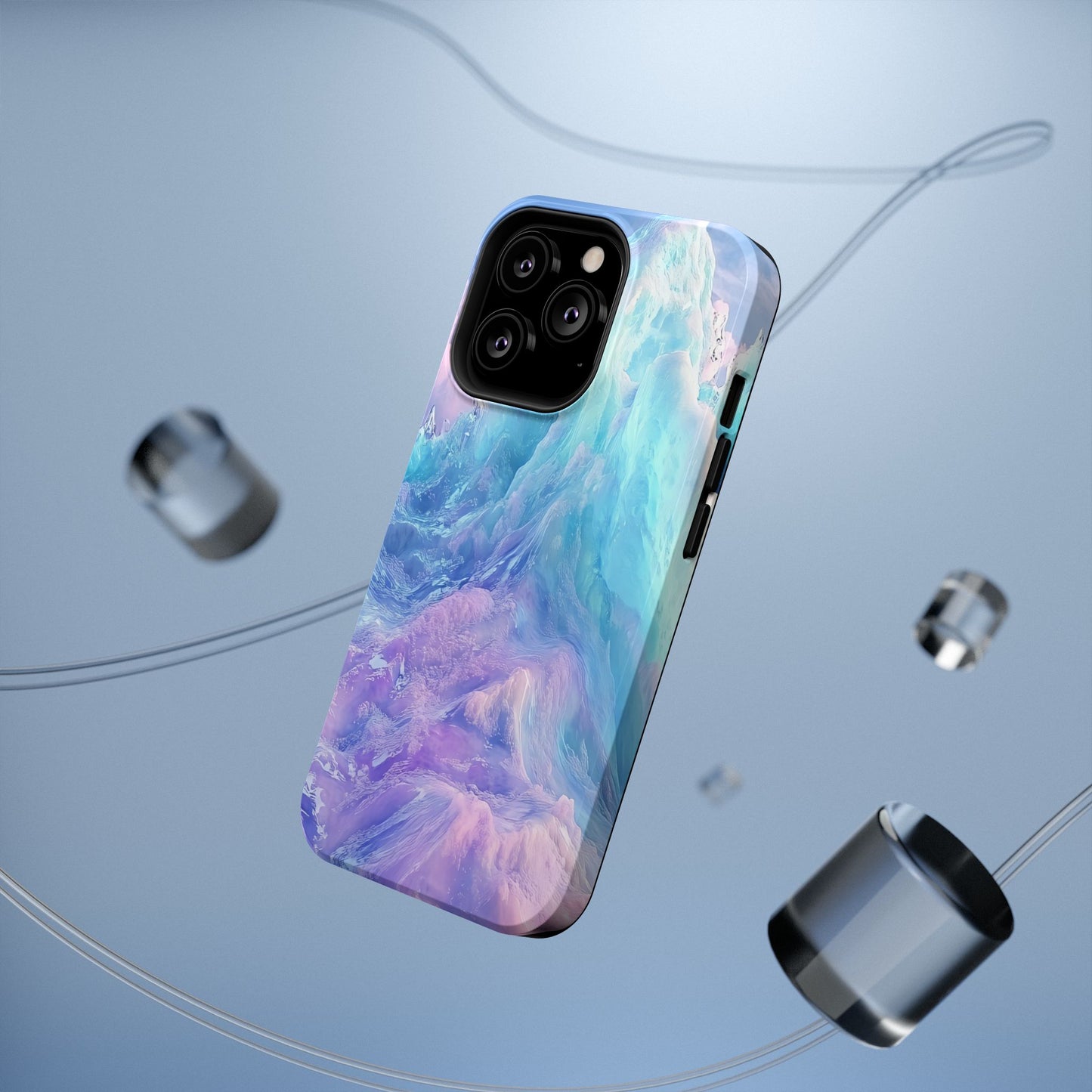 Phone Case - Colorful Abstract Waves Design