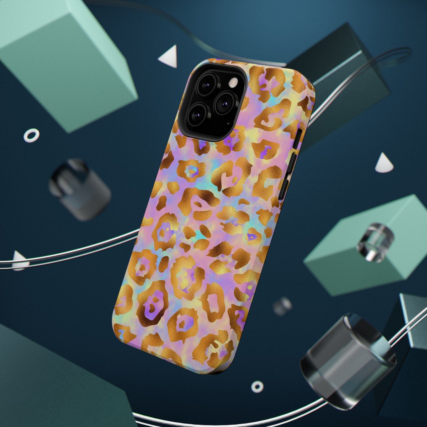 Leopard Print Impact-Resistant Phone Case