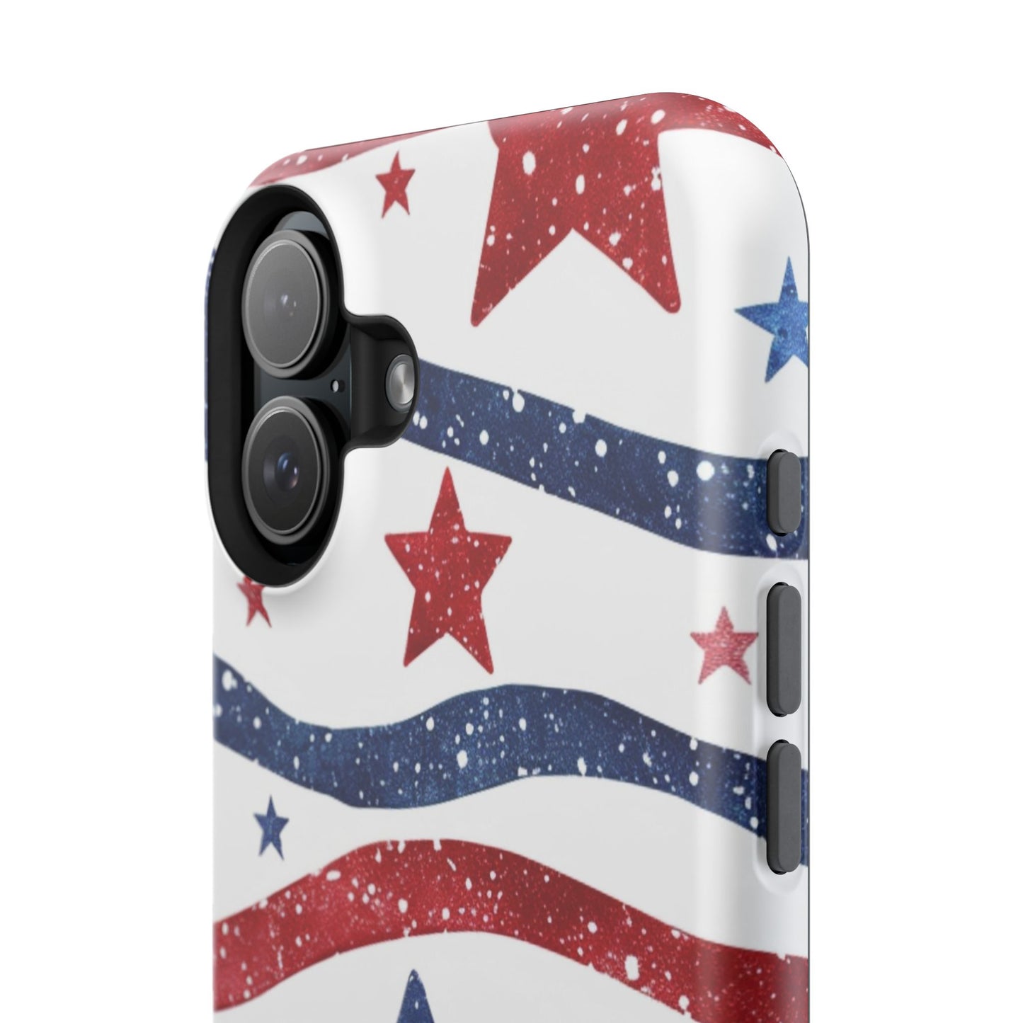 Stars & Stripes Design Impact-Resistant Phone Case