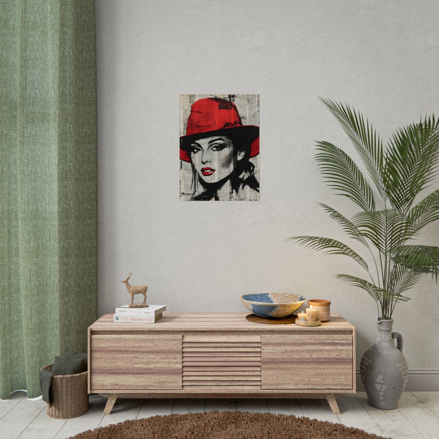 Retro Pop Culture woman 4 - Vintage poster, Wall Art