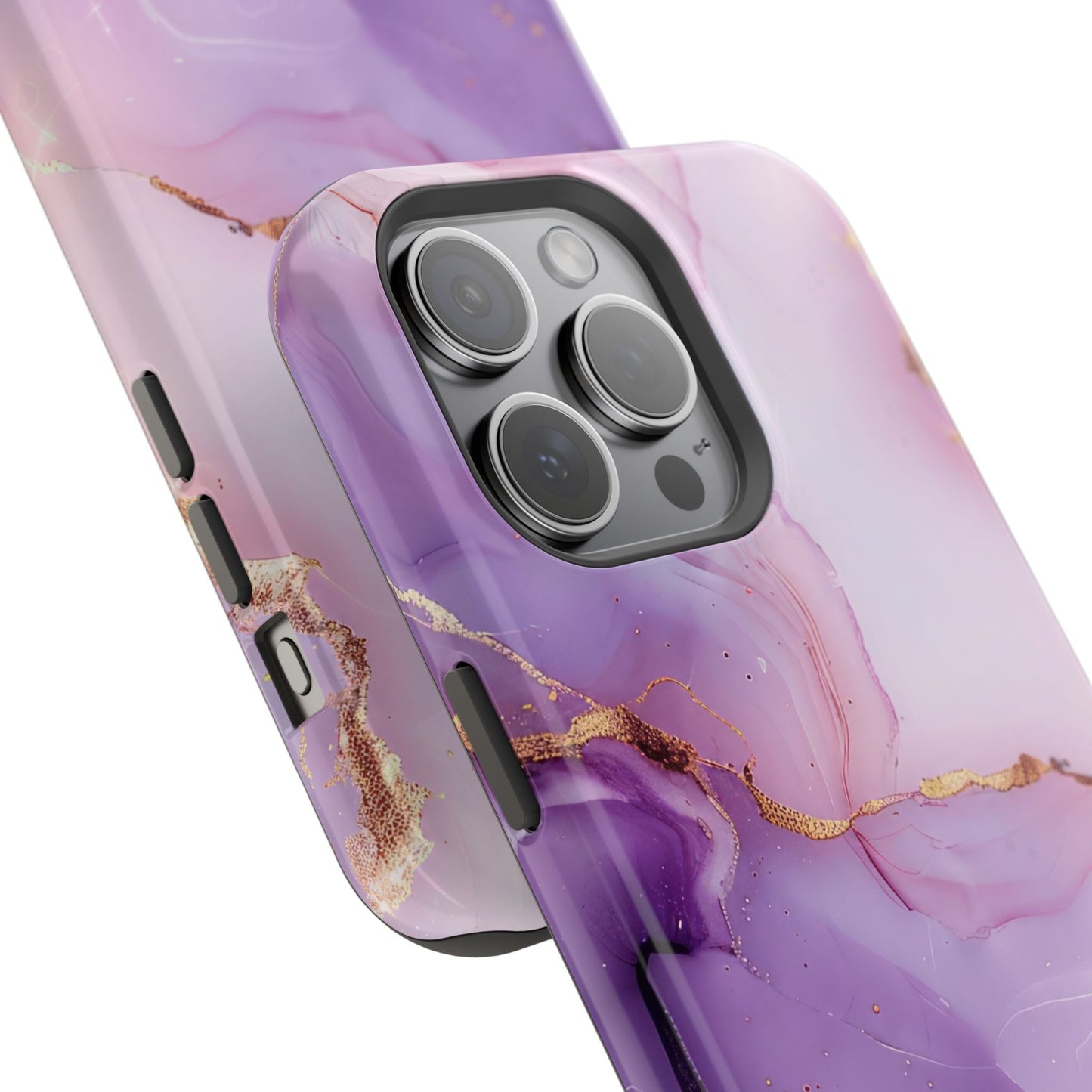 Elegant Purple Marble iPhone Case