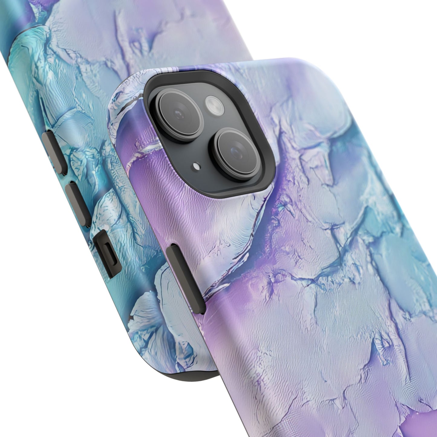 Vibrant Impact-Resistant Phone Case - Colorful Texture Design