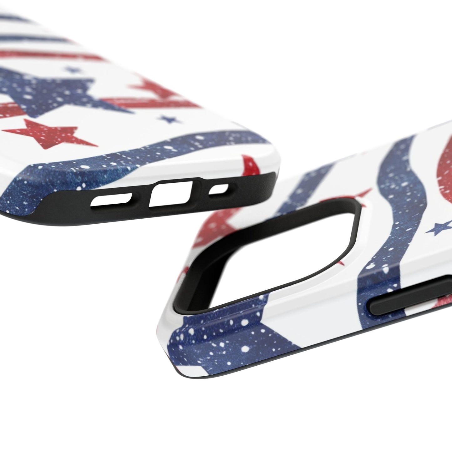 Stars & Stripes Design Impact-Resistant Phone Case