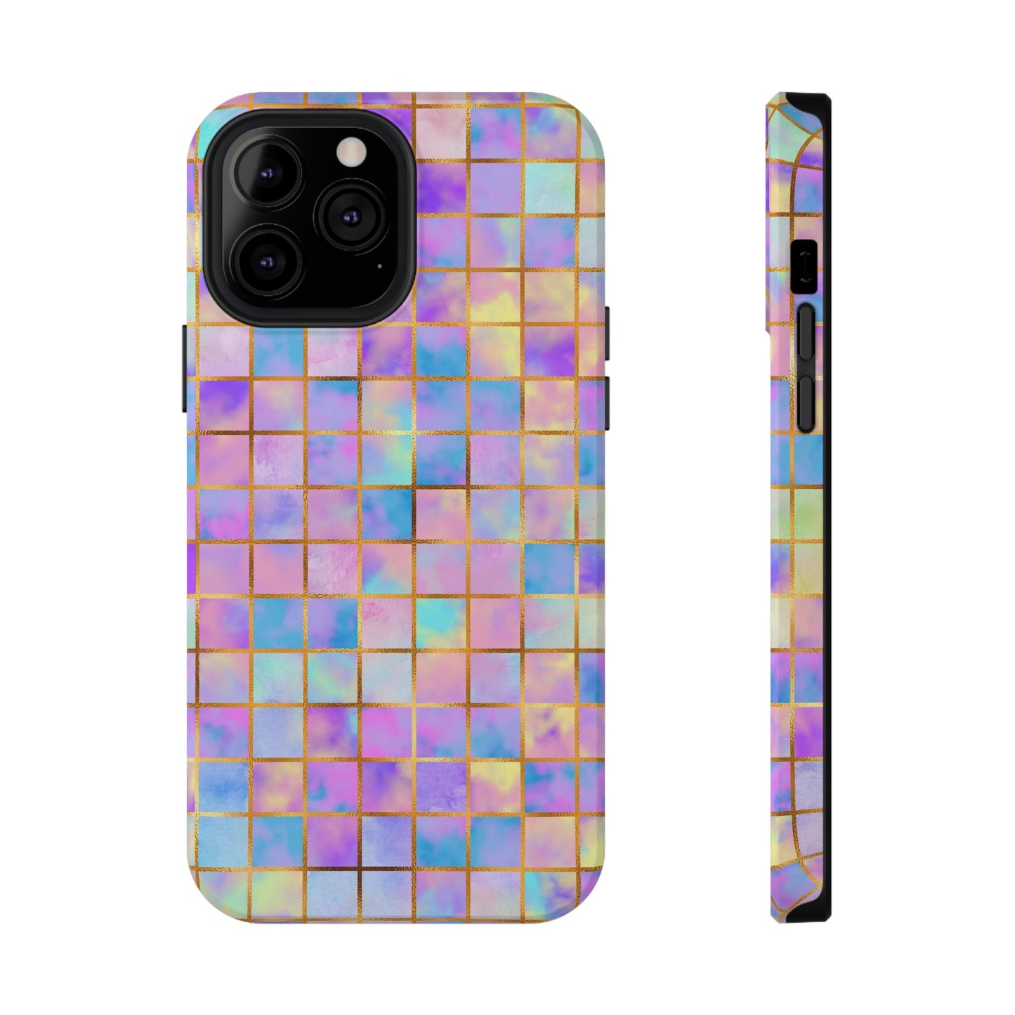 Colorful Mosaic Impact-Resistant Phone Case