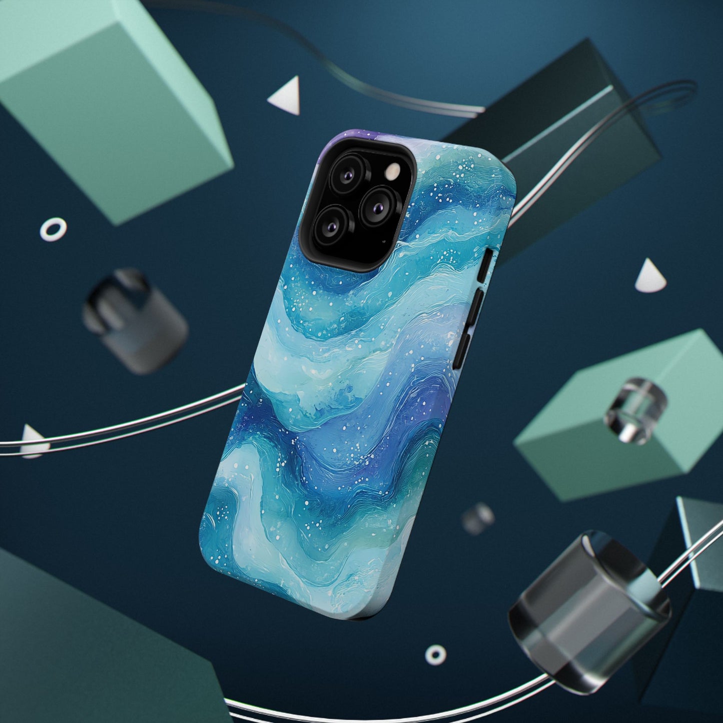 Ocean Wave Impact-Resistant Phone Case - Stylish and Durable Design