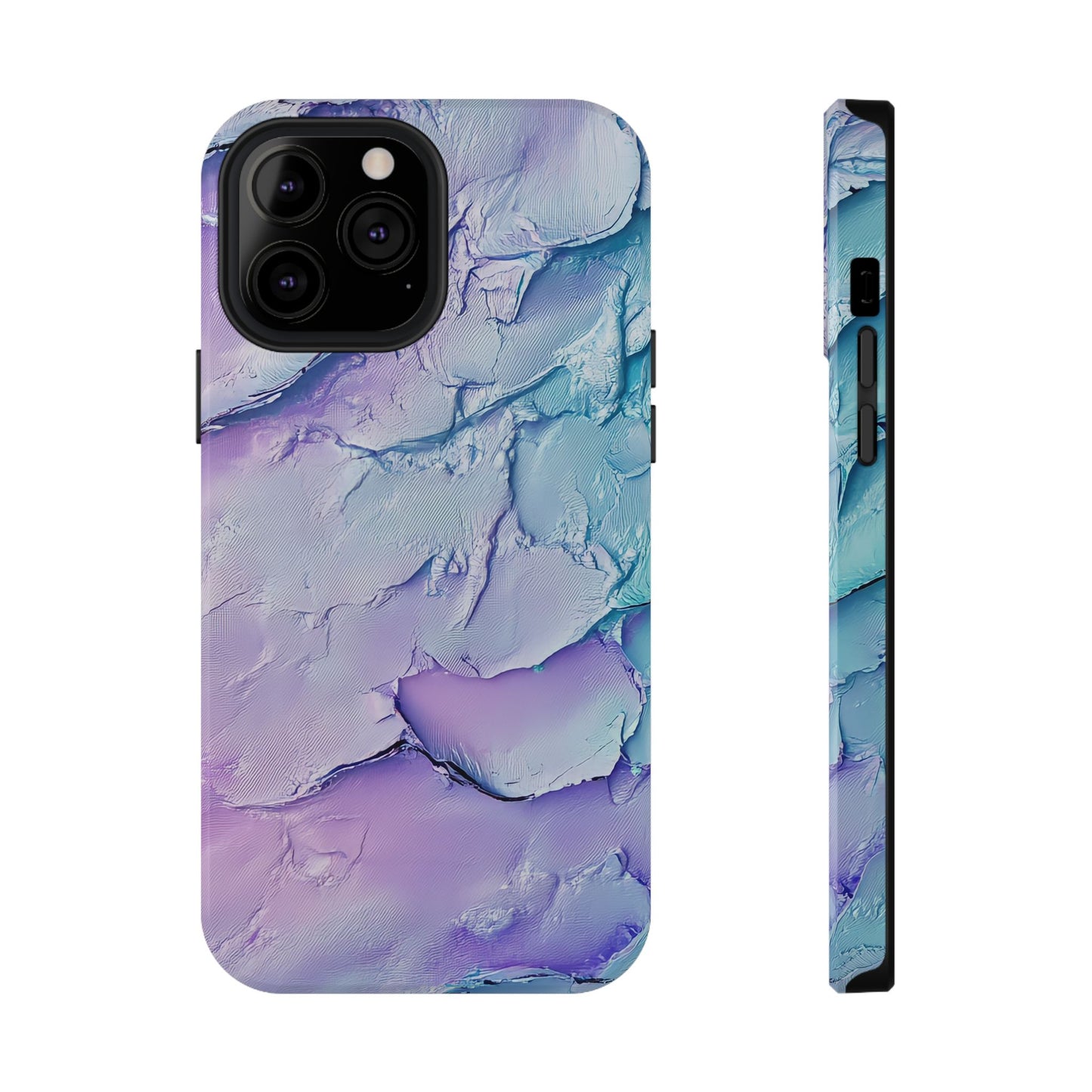 Vibrant Impact-Resistant Phone Case - Colorful Texture Design