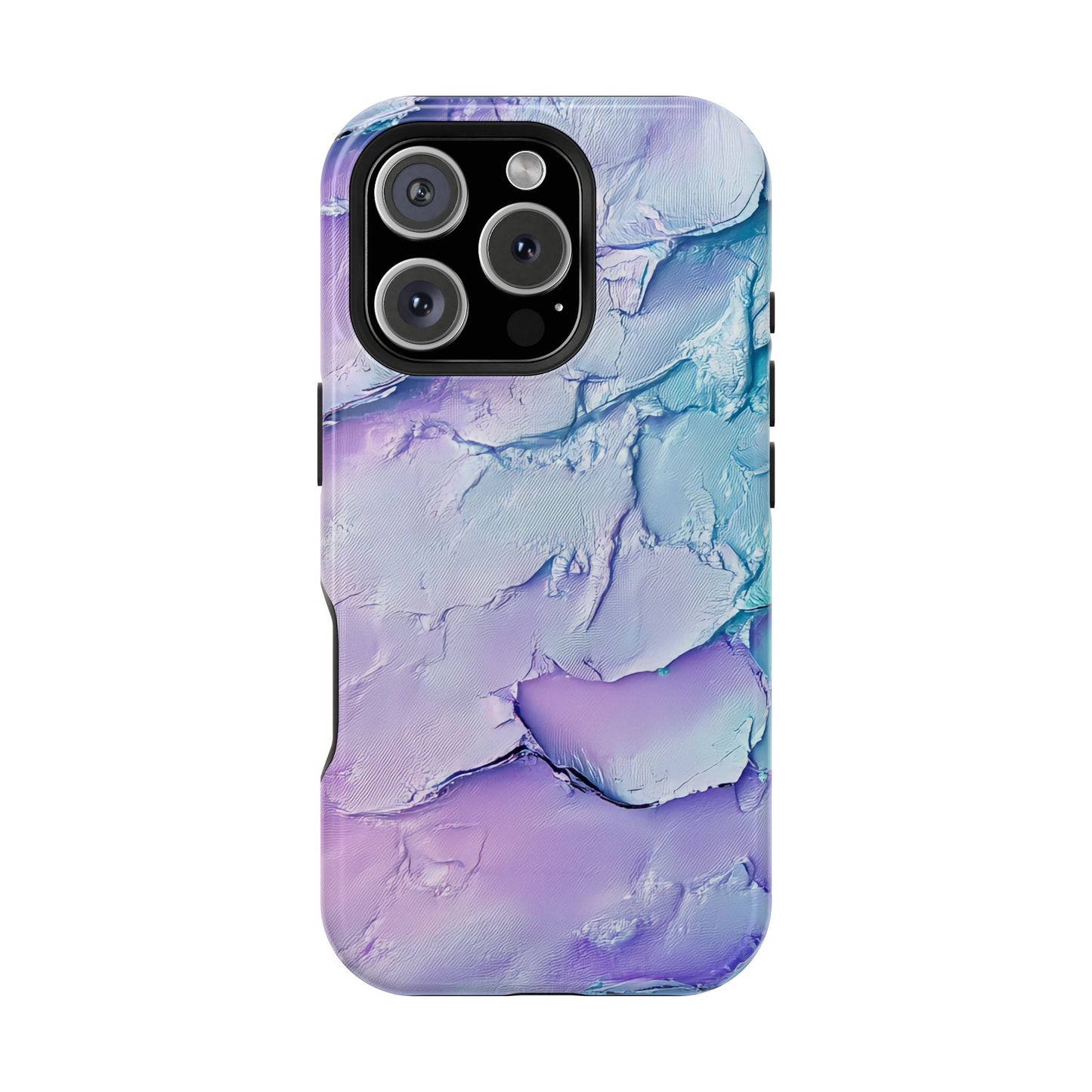 Vibrant Impact-Resistant Phone Case - Colorful Texture Design