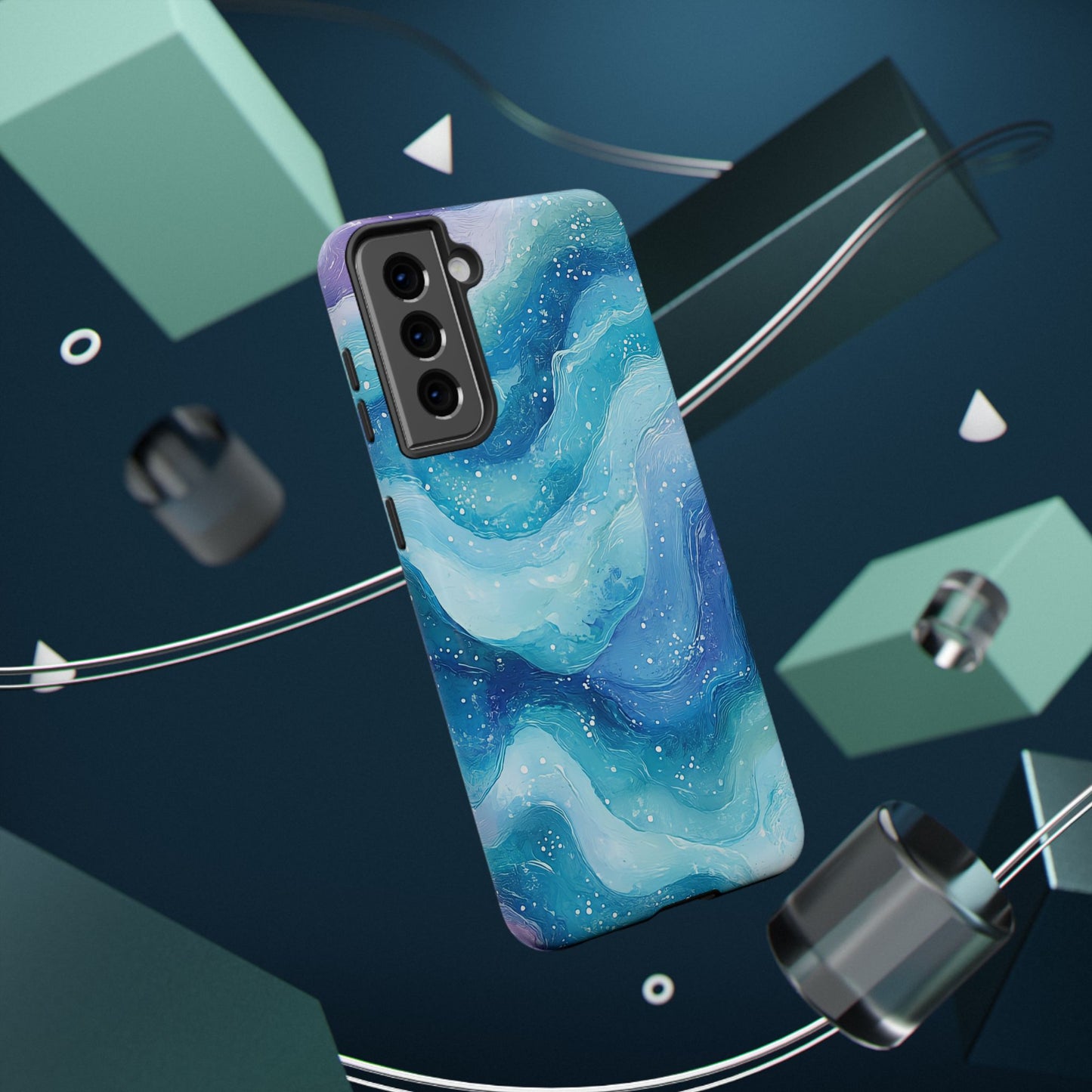 Ocean Wave Impact-Resistant Phone Case - Stylish and Durable Design