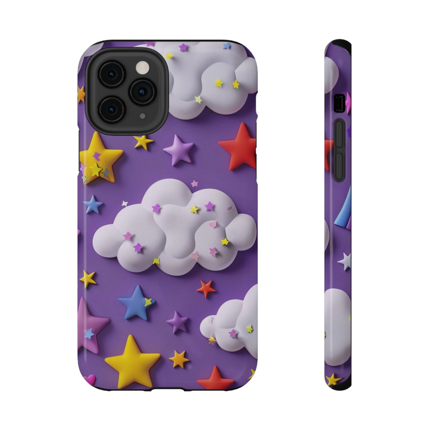 Colorful Cloud & Star Phone Case