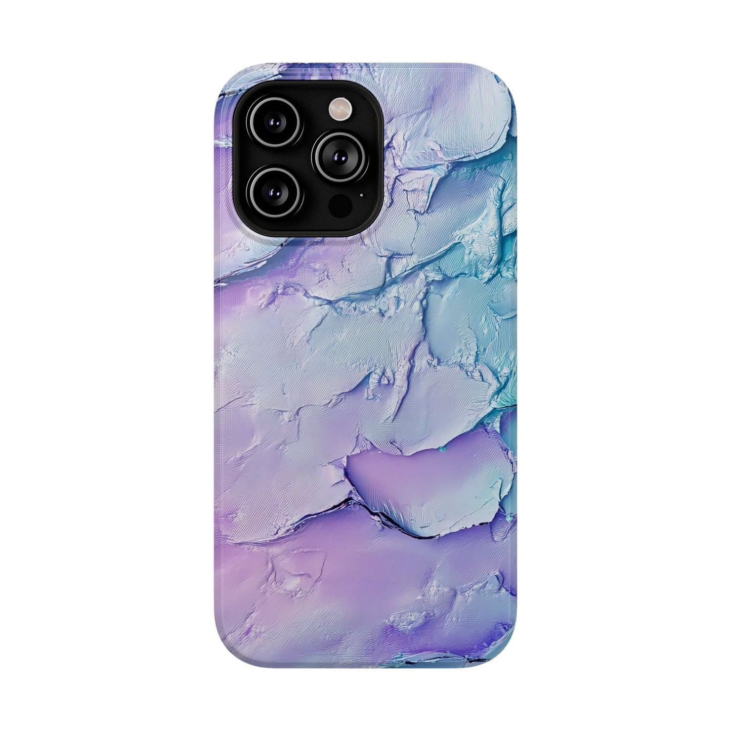 Vibrant Impact-Resistant Phone Case - Colorful Texture Design