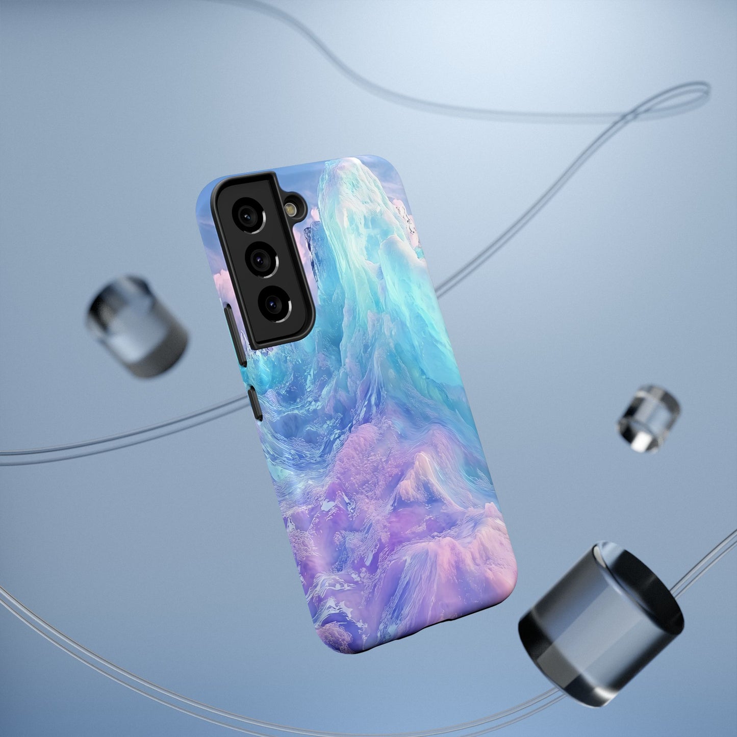 Phone Case - Colorful Abstract Waves Design
