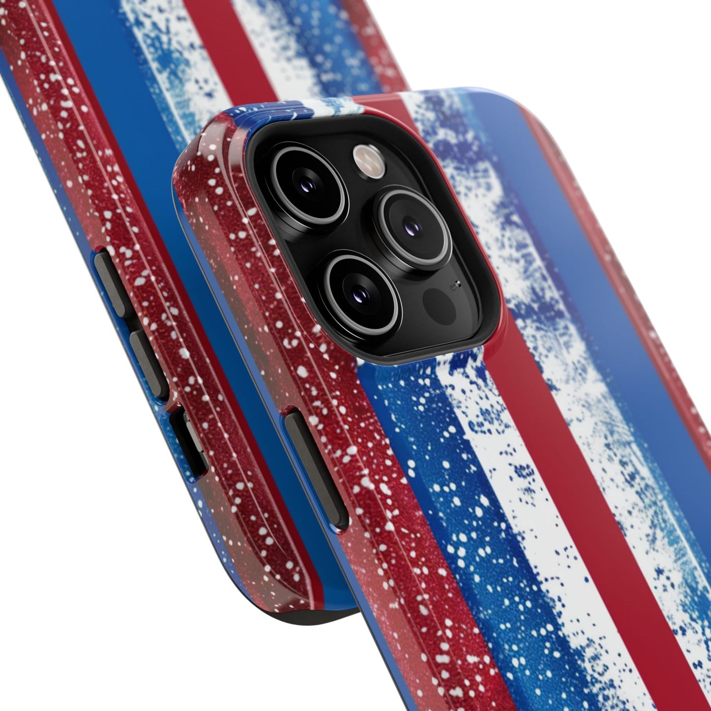 Patriotic Stripes Impact-Resistant Phone Case