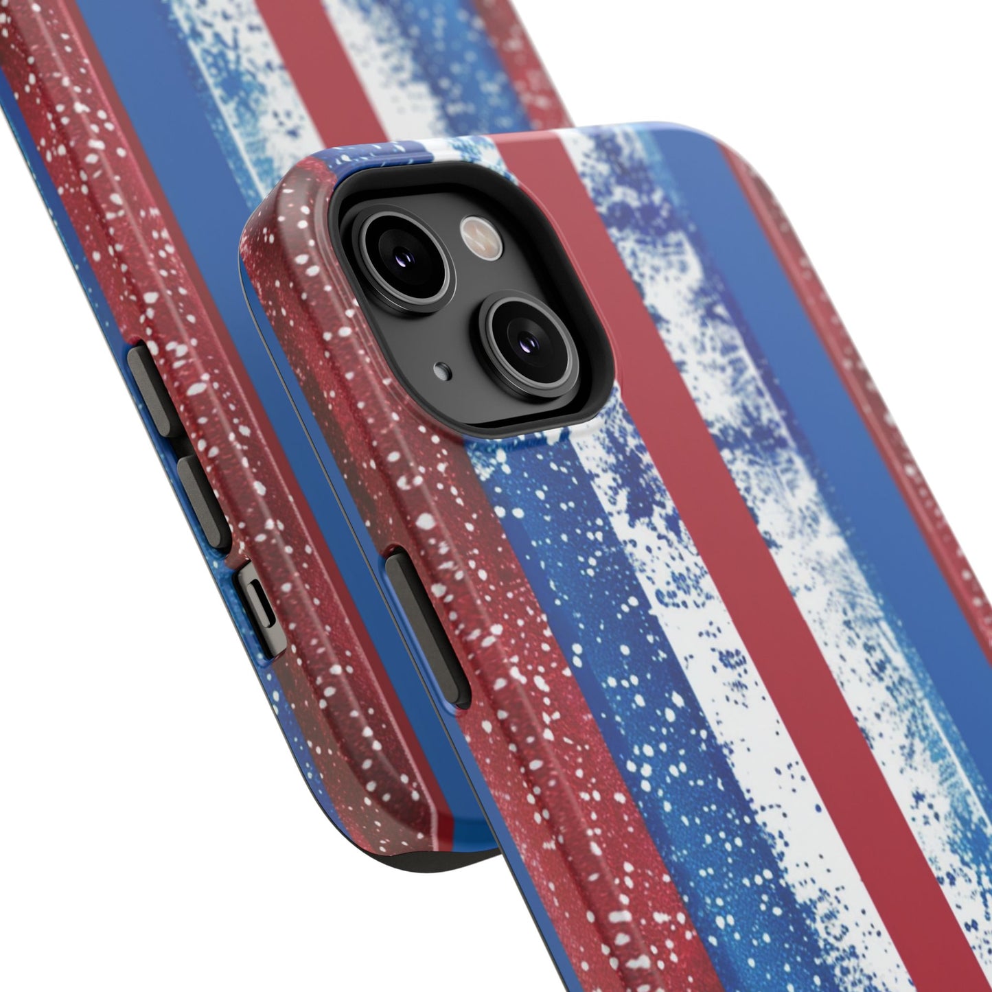 Patriotic Stripes Impact-Resistant Phone Case