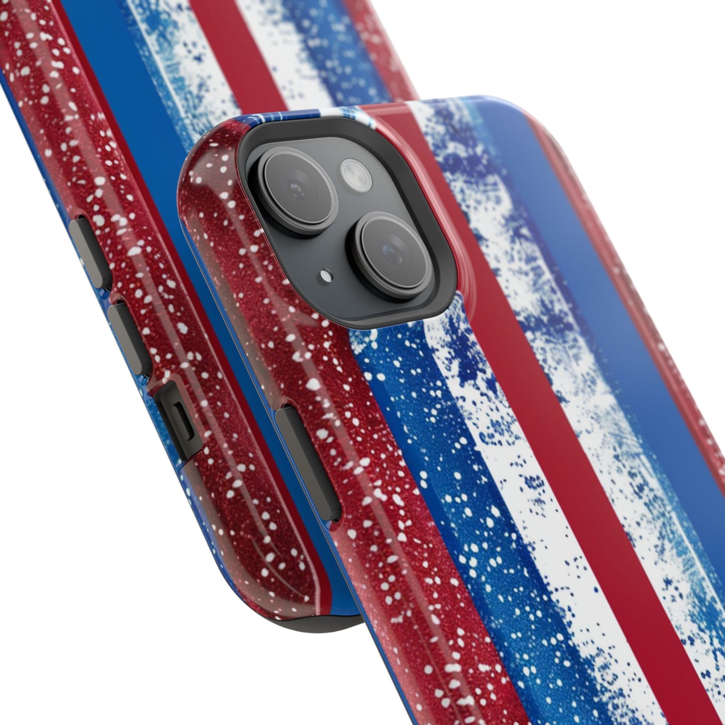 Patriotic Stripes Impact-Resistant Phone Case
