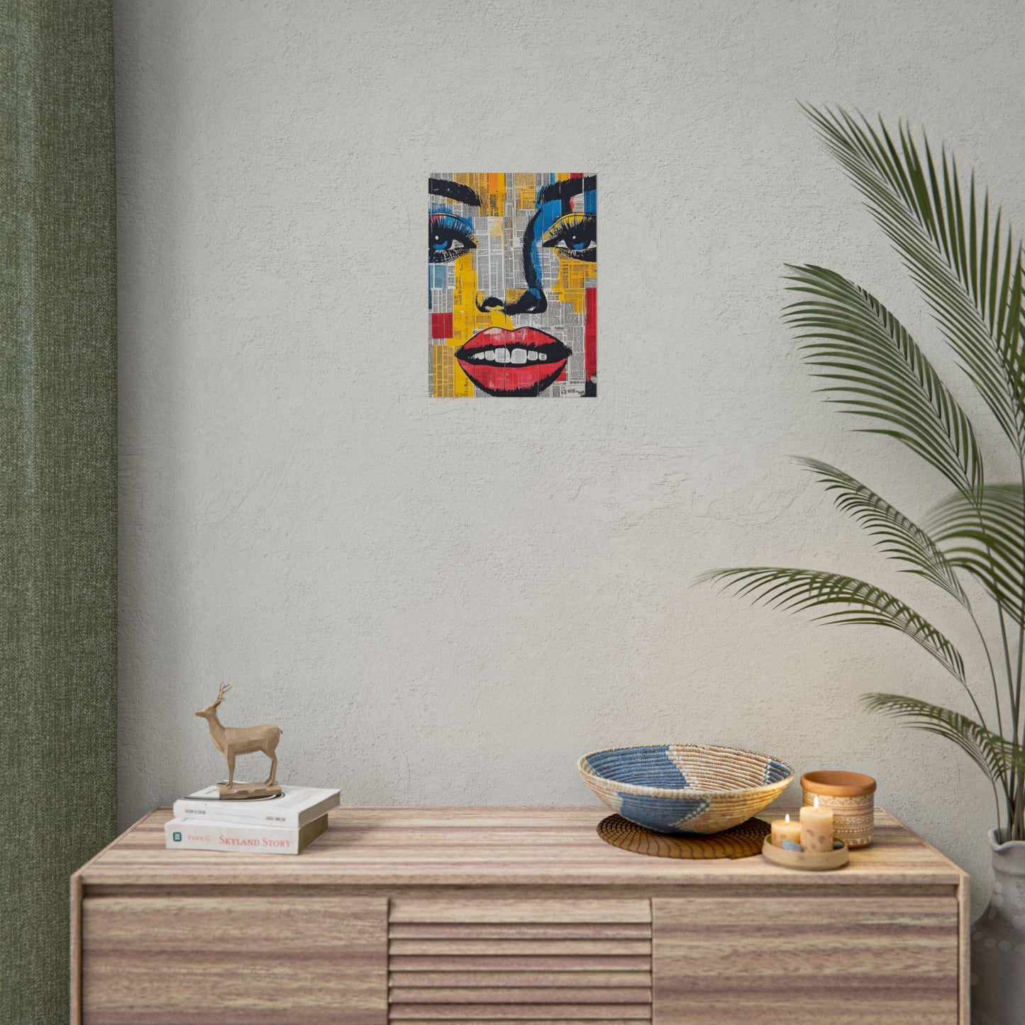 Poster Wall Art - Retro Pop Culture Woman 18 Comic Book Style