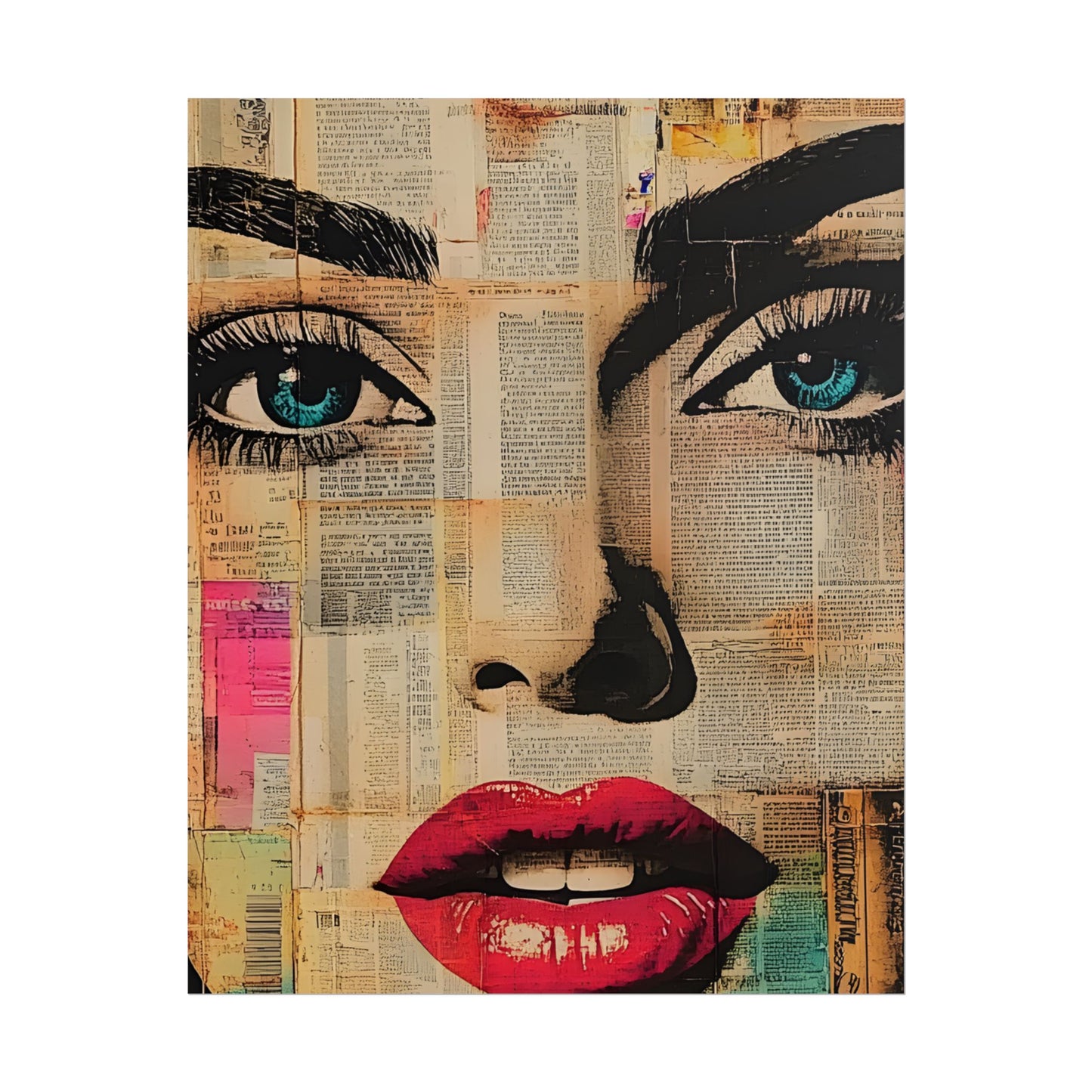 Retro Pop Culture Woman Poster 13 , Comic Wall Art