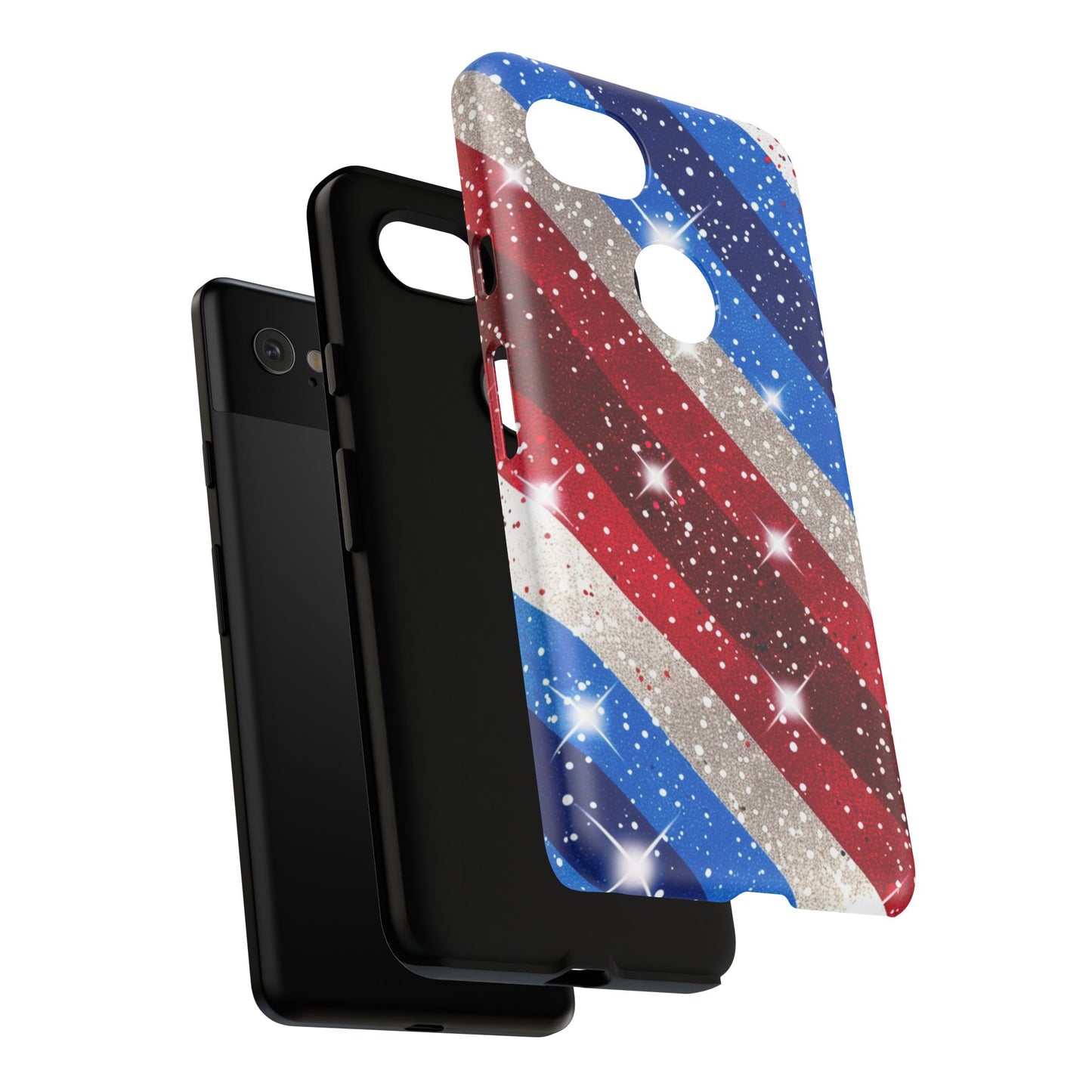 Glittery Patriotic Phone Case - Tough Cases