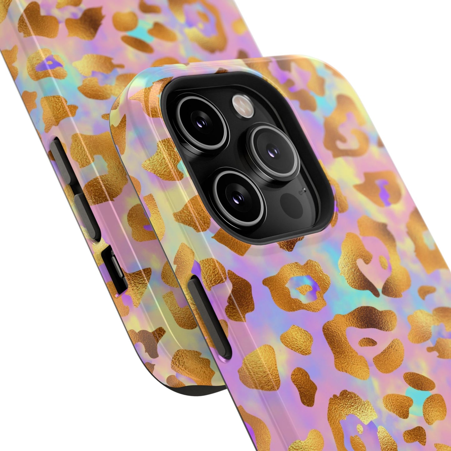 Leopard Print Impact-Resistant Phone Case